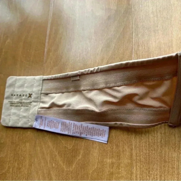 Savage x Fenty Core Microfiber Strapless Bra, Honey Nude, Size 38B - Picture 14 of 16